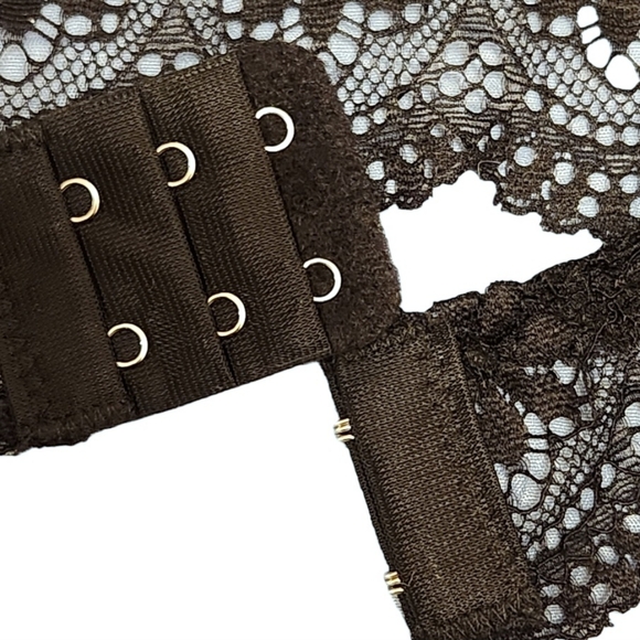 NWT Black Lace Bralette Bra - Picture 3 of 5